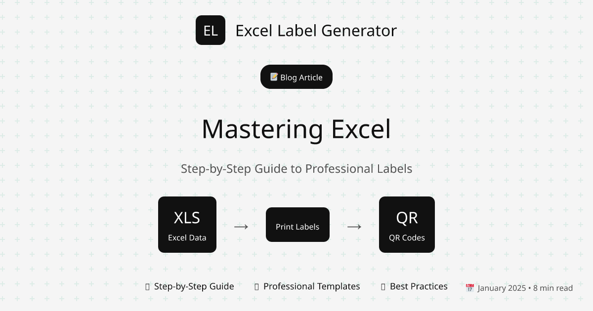 Mastering Excel: A Step-by-Step Guide to Creating Professional Labels